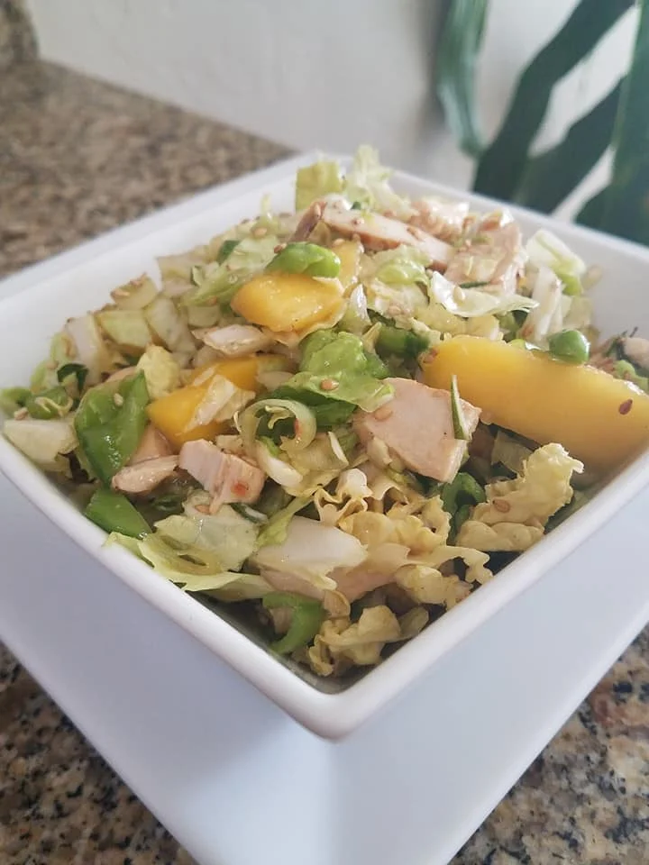 Mango & Chicken Napa Salad
