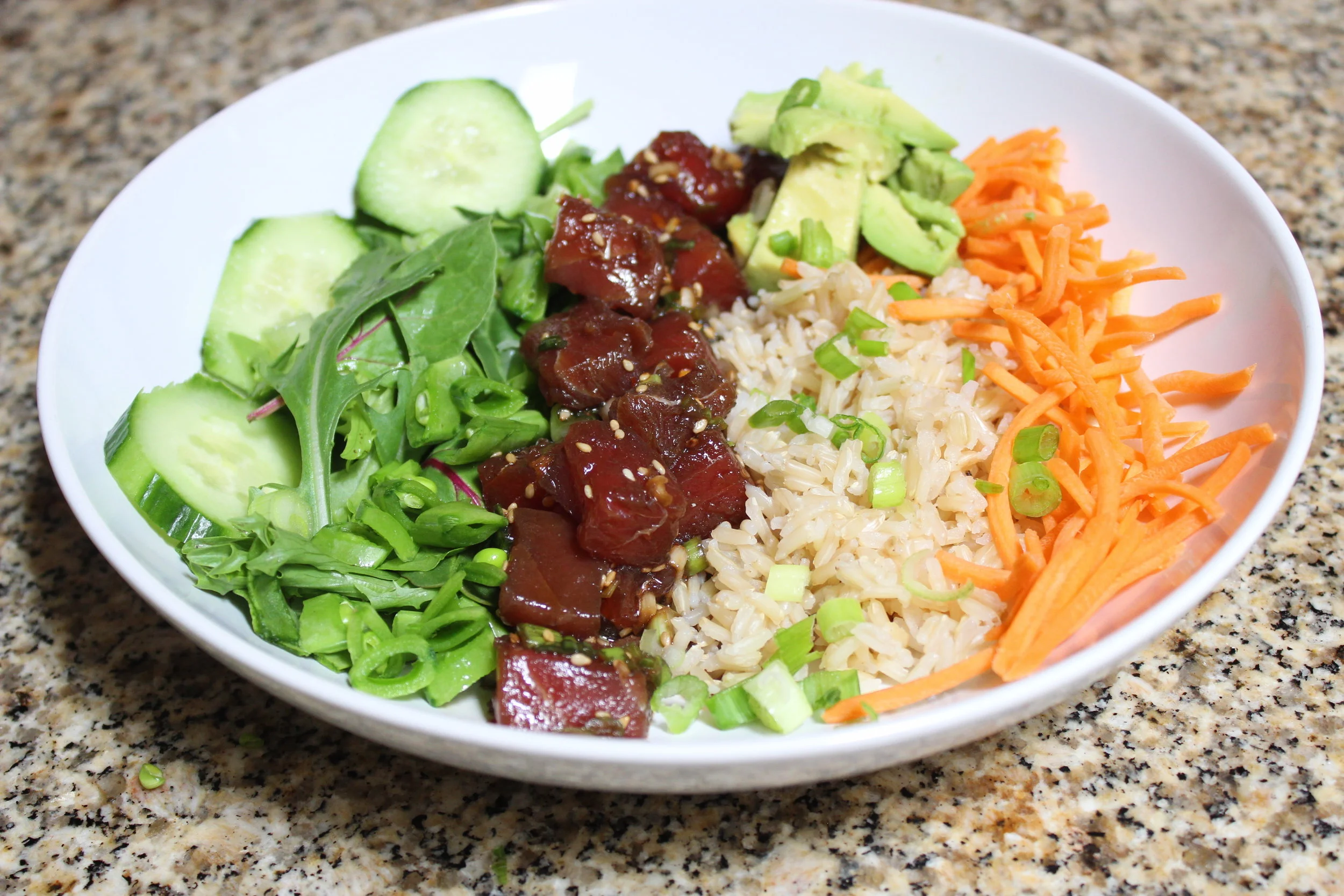 Ahi Tuna Poke Bowl {FRESH Start Style!}