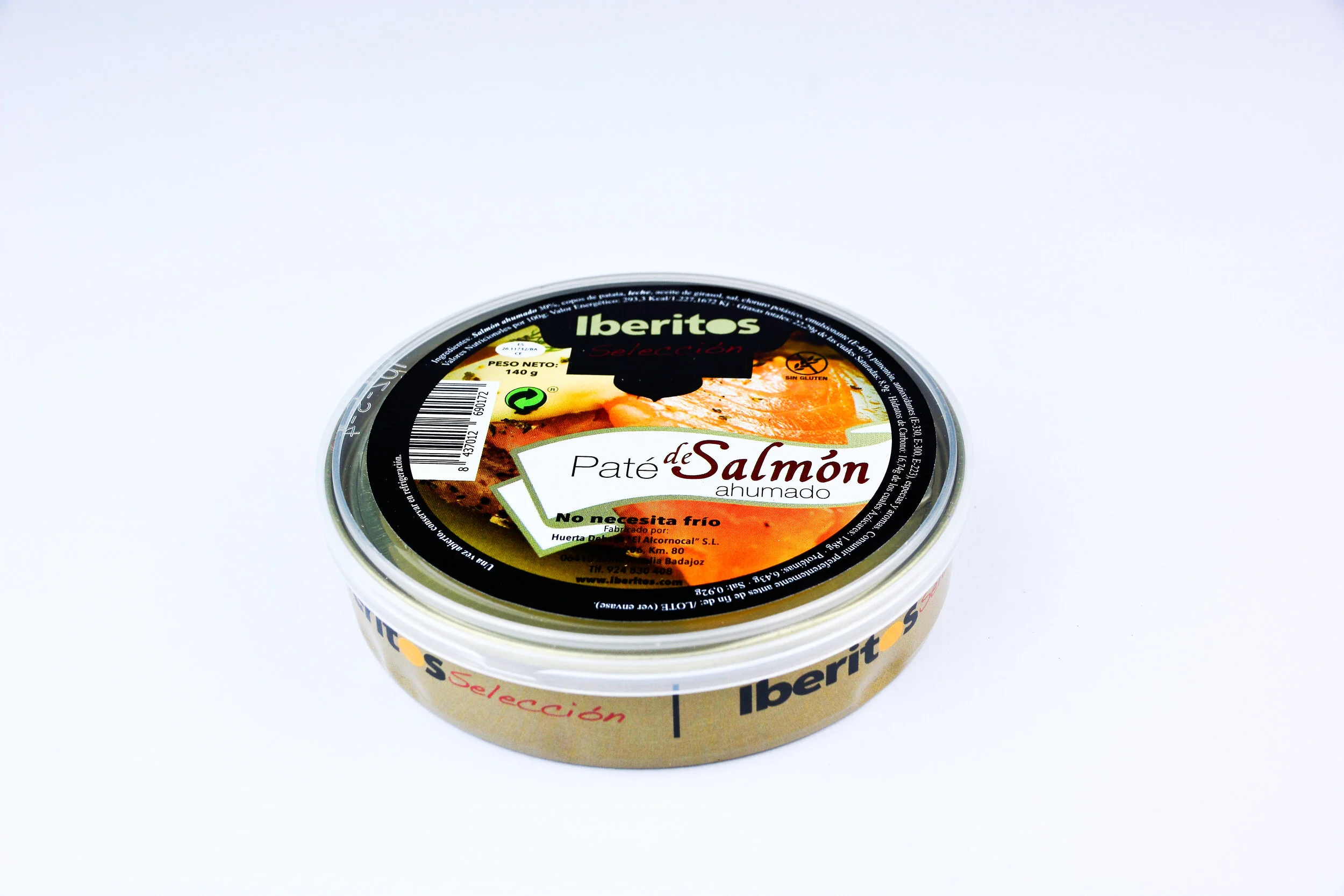 IBERITOS SMOKED SALMON PATE - 140GRS