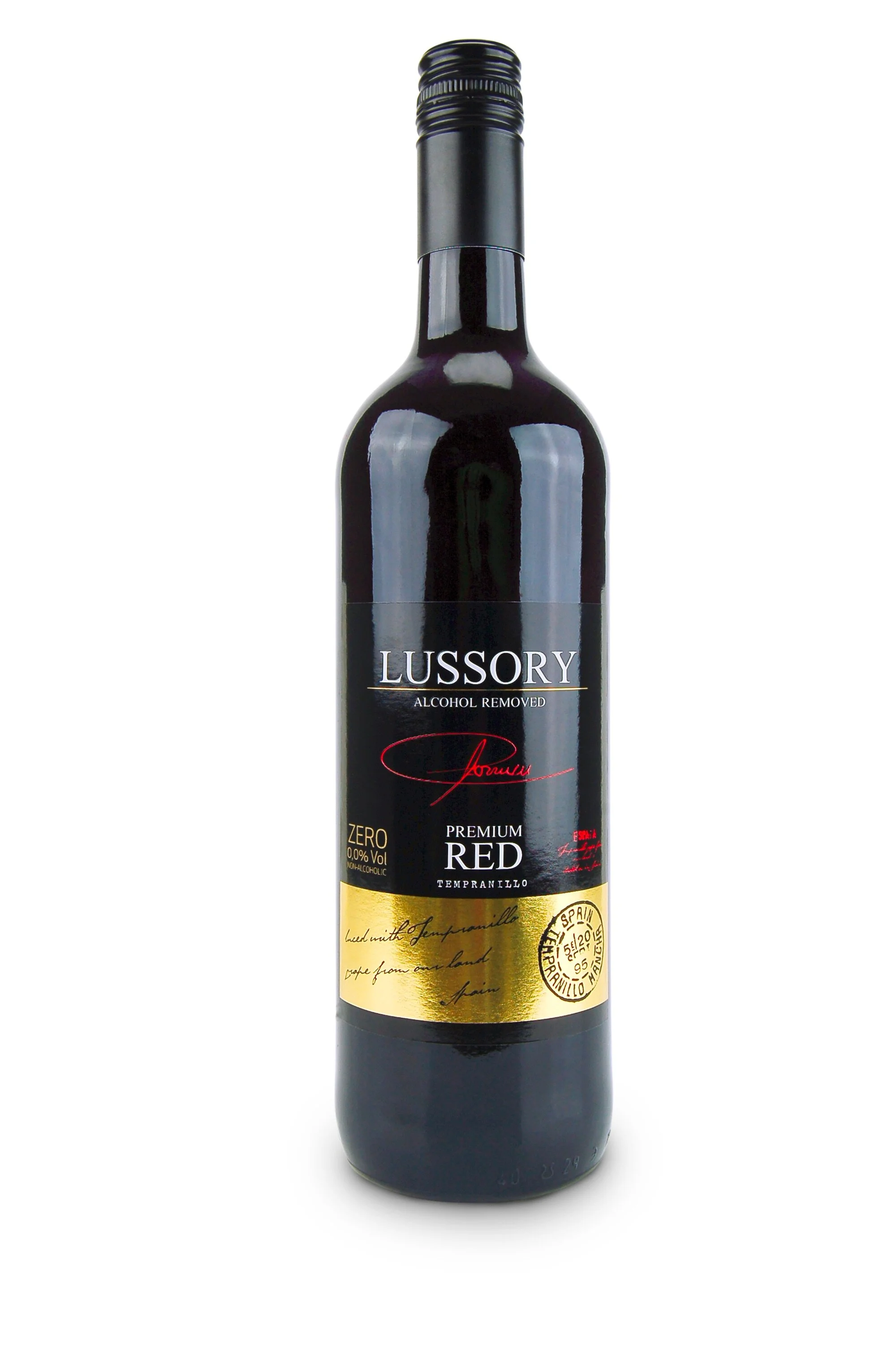 NEW! LUSSORY PREMIUM RED TEMPRANILLO WINE HALAL 0.0
