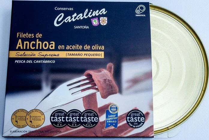 Anchovy fillets in olive oil – Case (110g) – Winner of the Great Taste 2016 with 3-stars