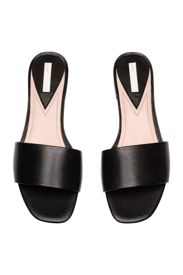 H&M Leather Slides Style Apotheca