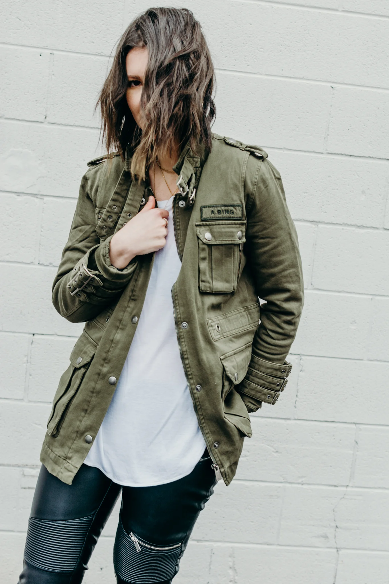 Military jacket trend 2025