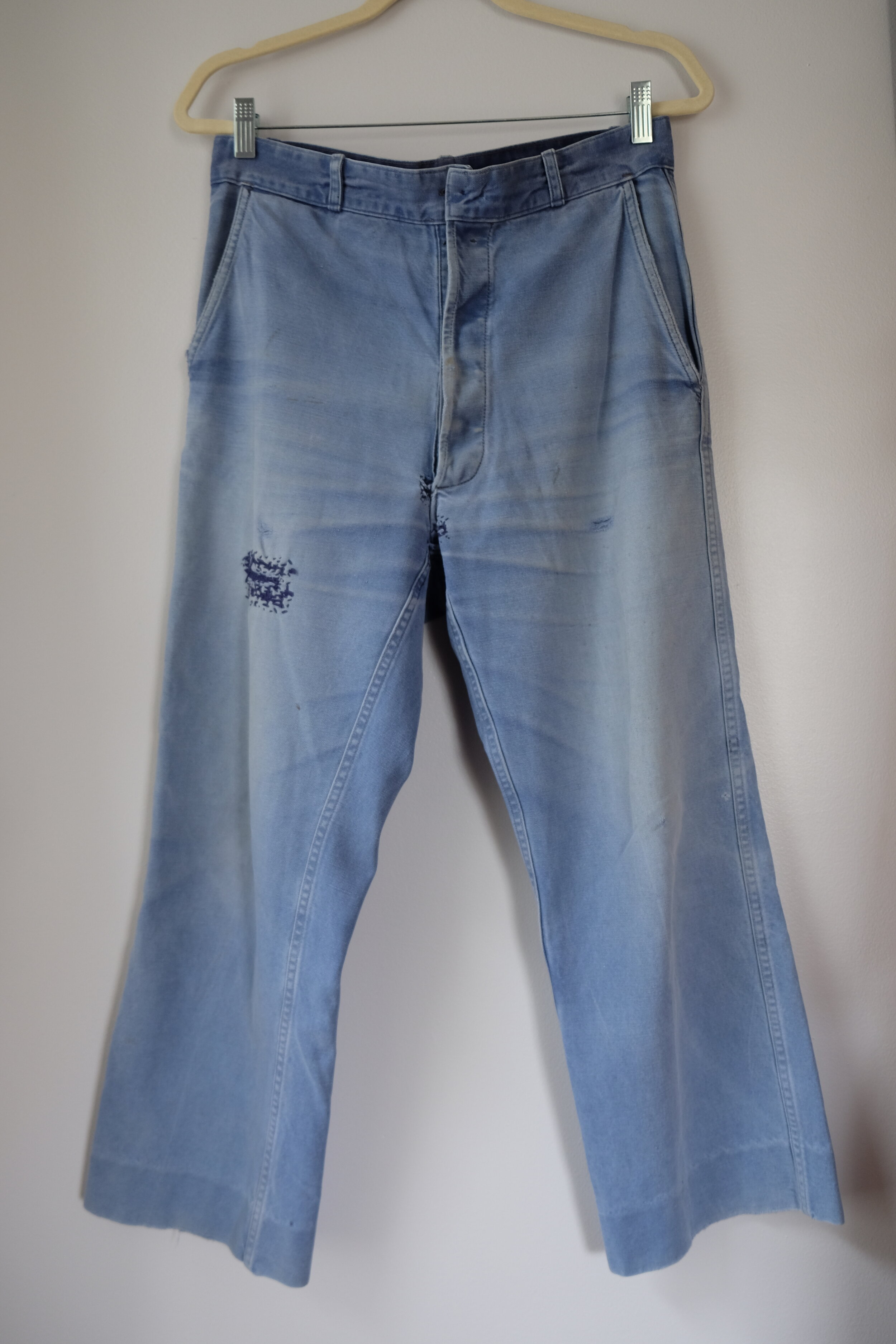 1950s French Workwear Moleskin Jeans — WAKING LIGHT
