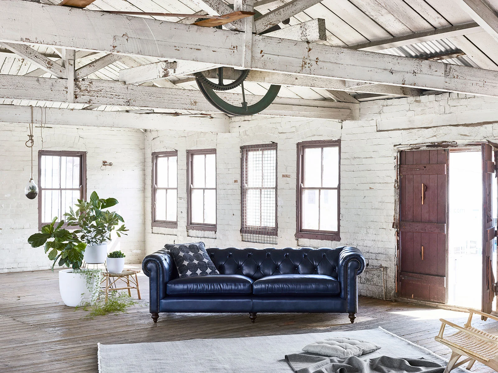 Carlyle Hand Tufted Chesterfield Sofa Isadora Ocean