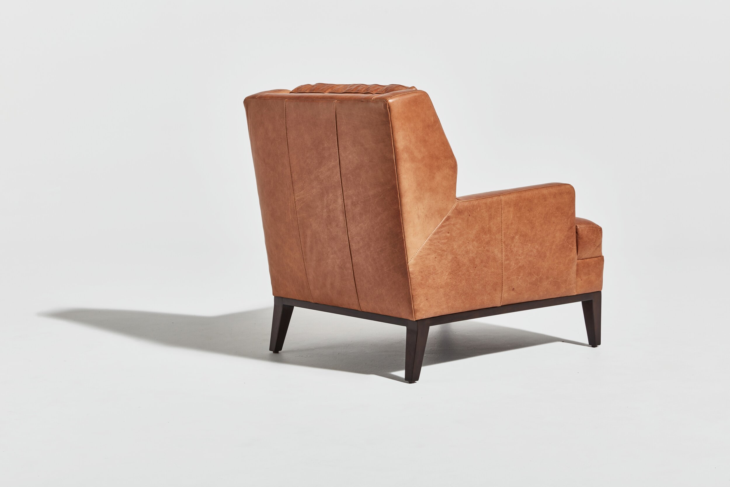 Corky Armchair in Saddle Bag Coin James Stewart Furniture — James Stewart Furniture