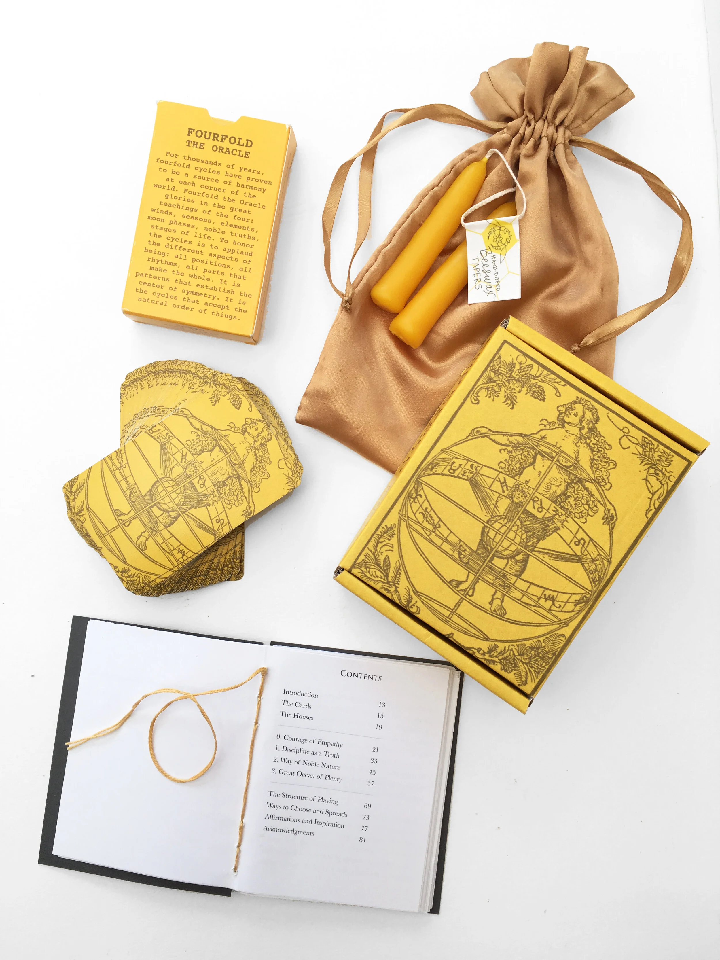 Fourfold The Oracle Beeswax Candles By Alysia Mazzella