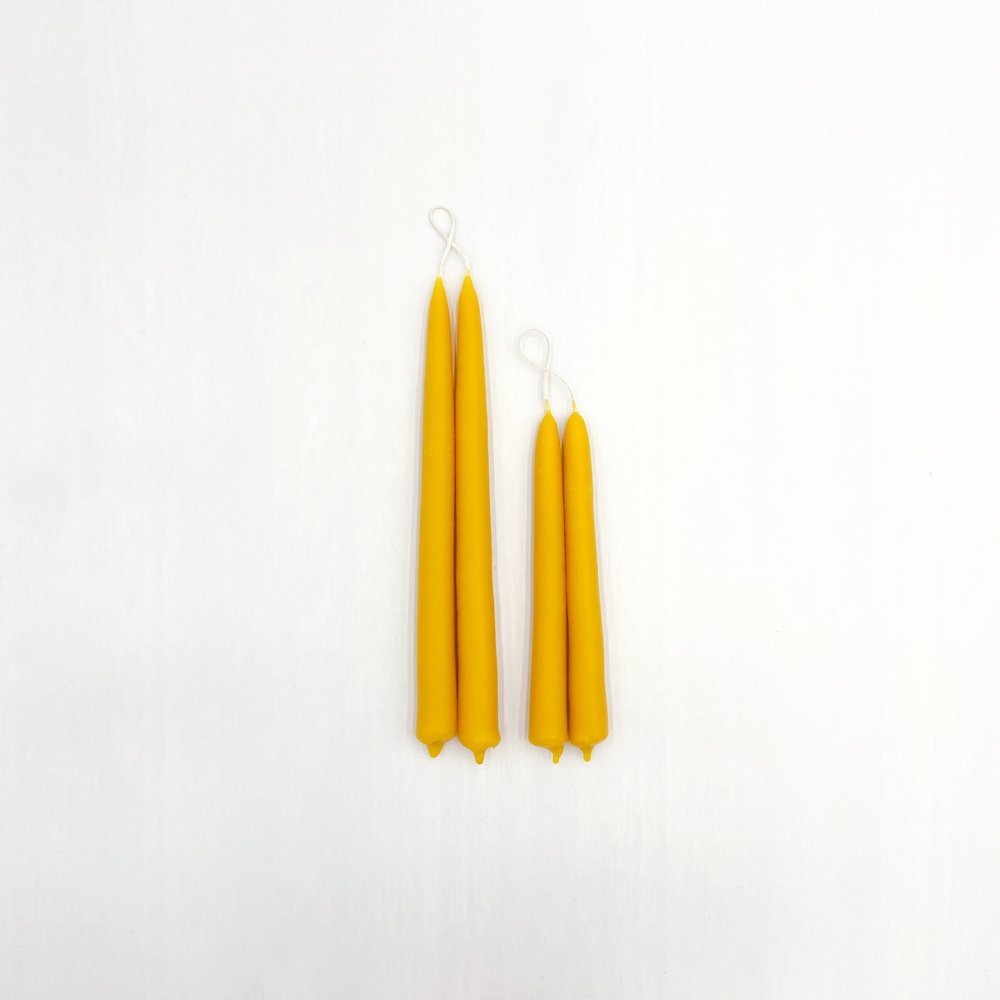 How To Make Hand-Dipped Beeswax Candles
