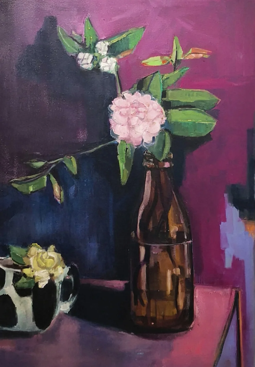 Backyard Flower with Awesome Cup and Excellent Beer Bottle, 2019