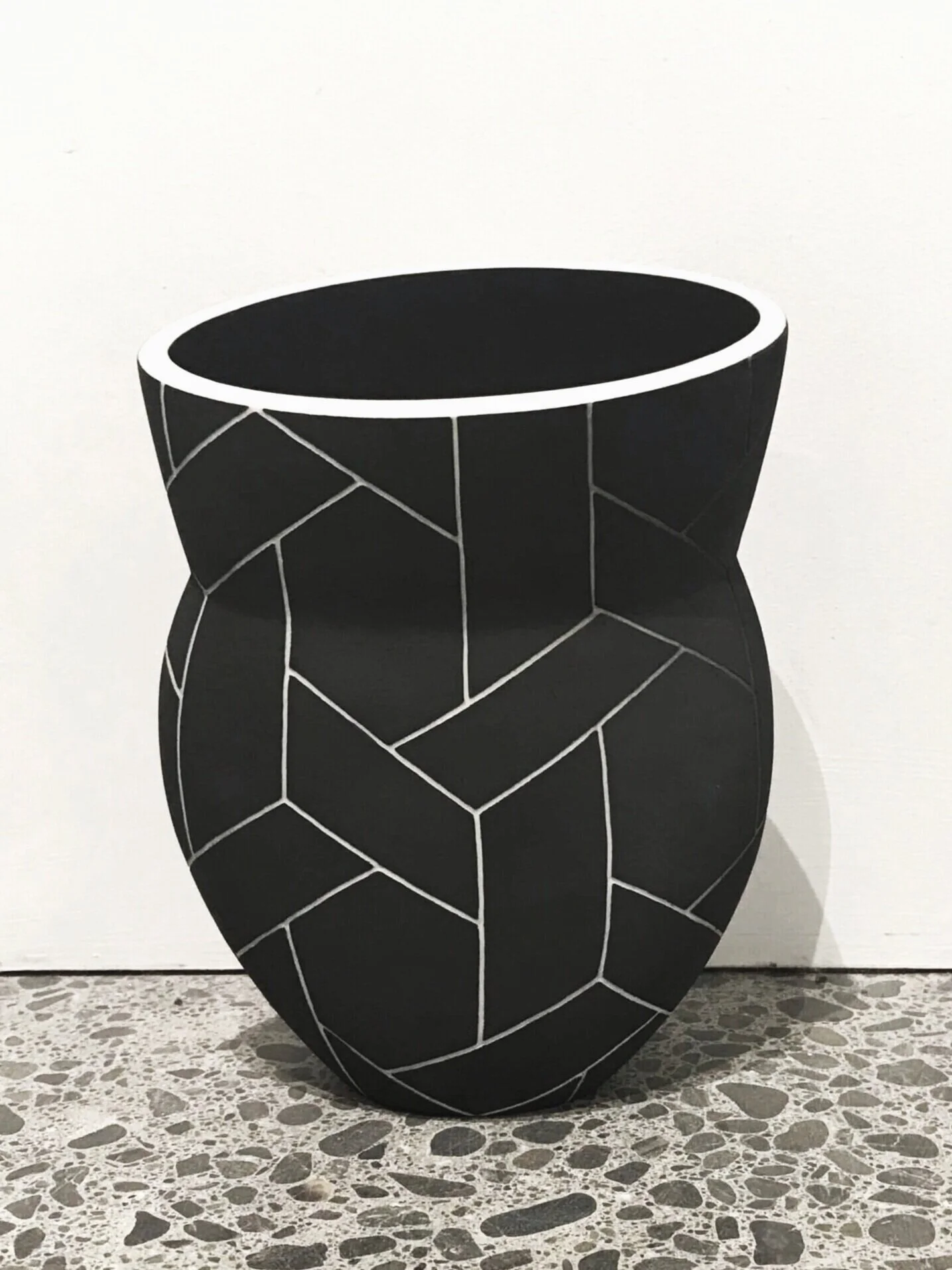 #58 Black Japanese Graphic Weave