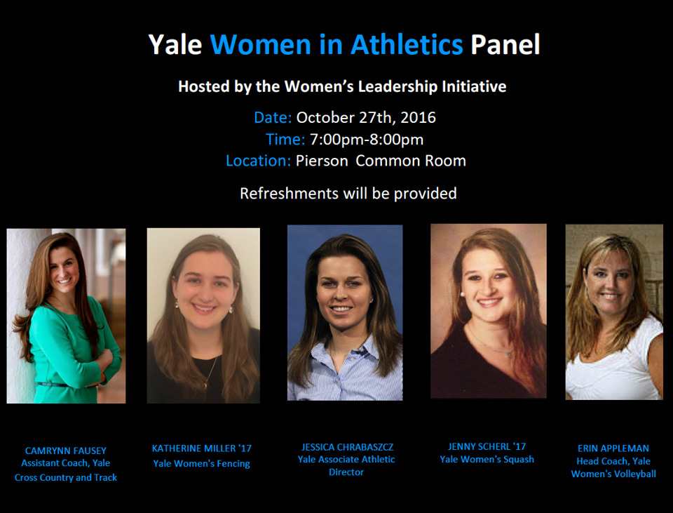 Yale WLI Women in Athletics Panel