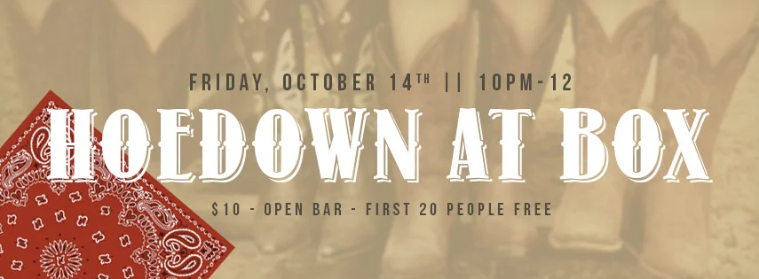 YCC Presents: Hoedown at Box
