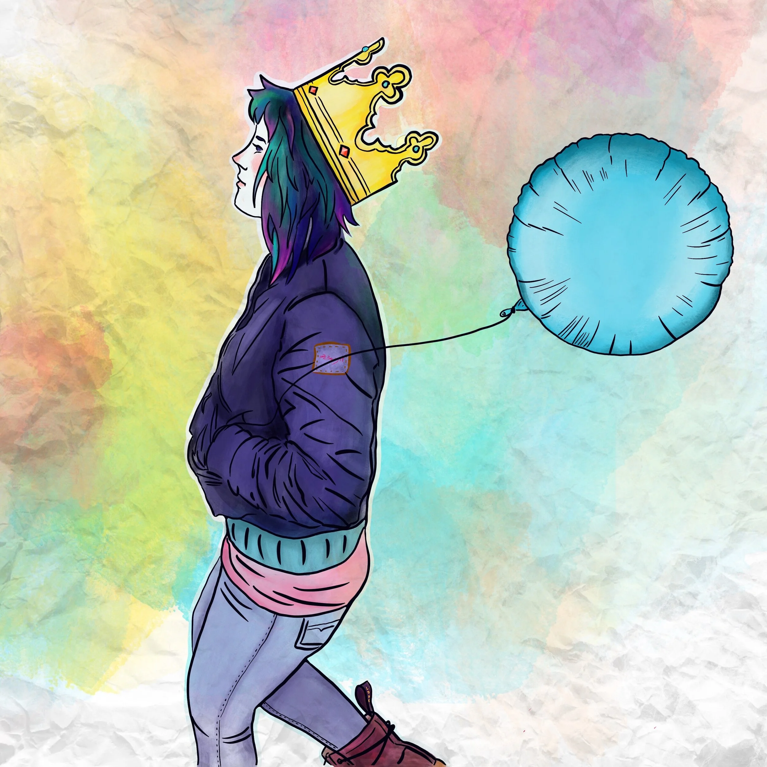 Blue Hope - A self Portrait