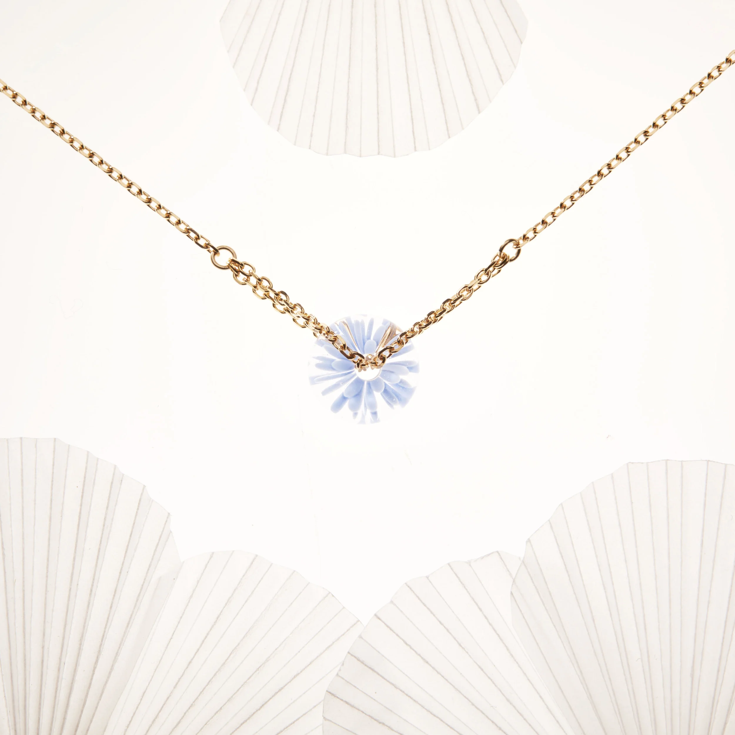 Rosée du matin / Collier / Bleu Outremer