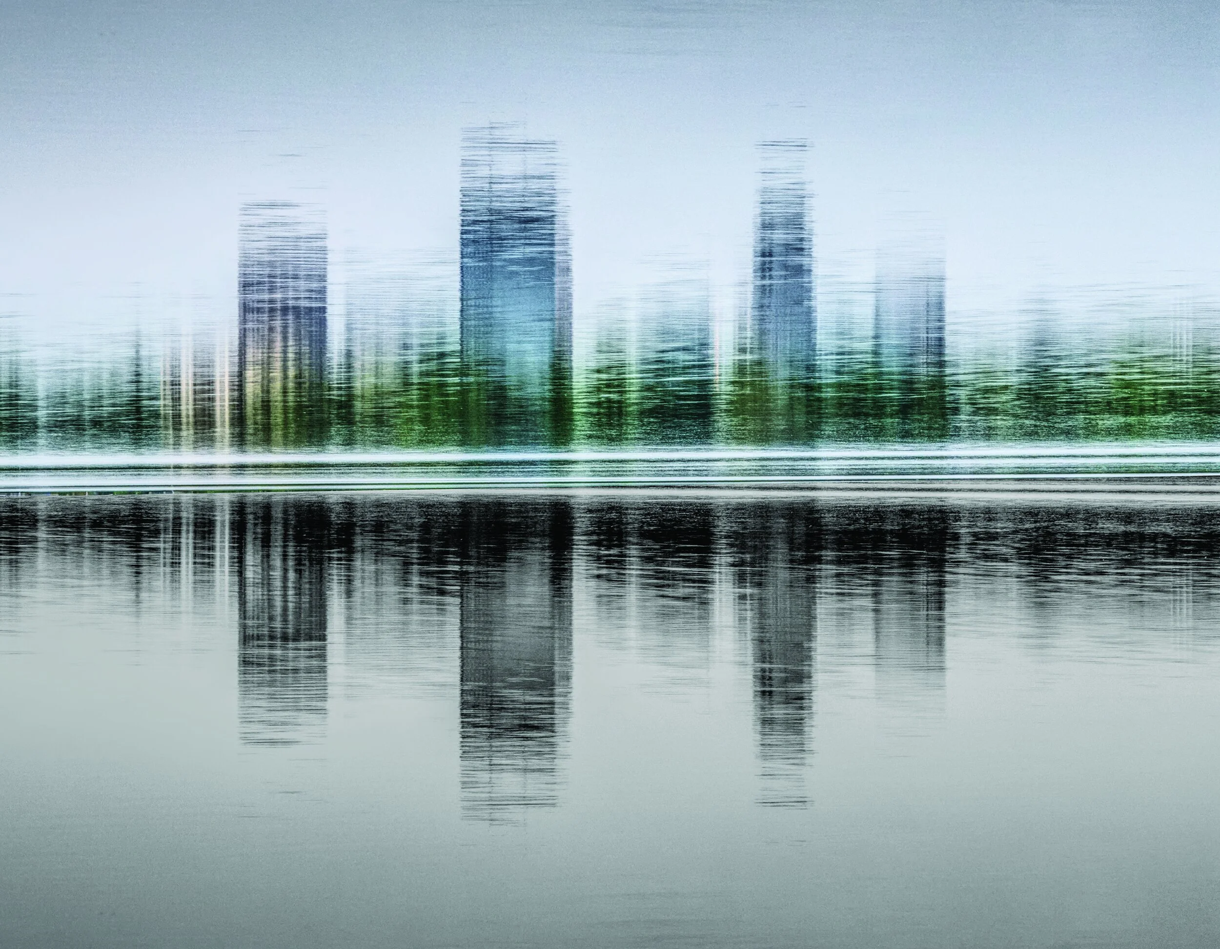 Downtown from Upton Ave, 2020