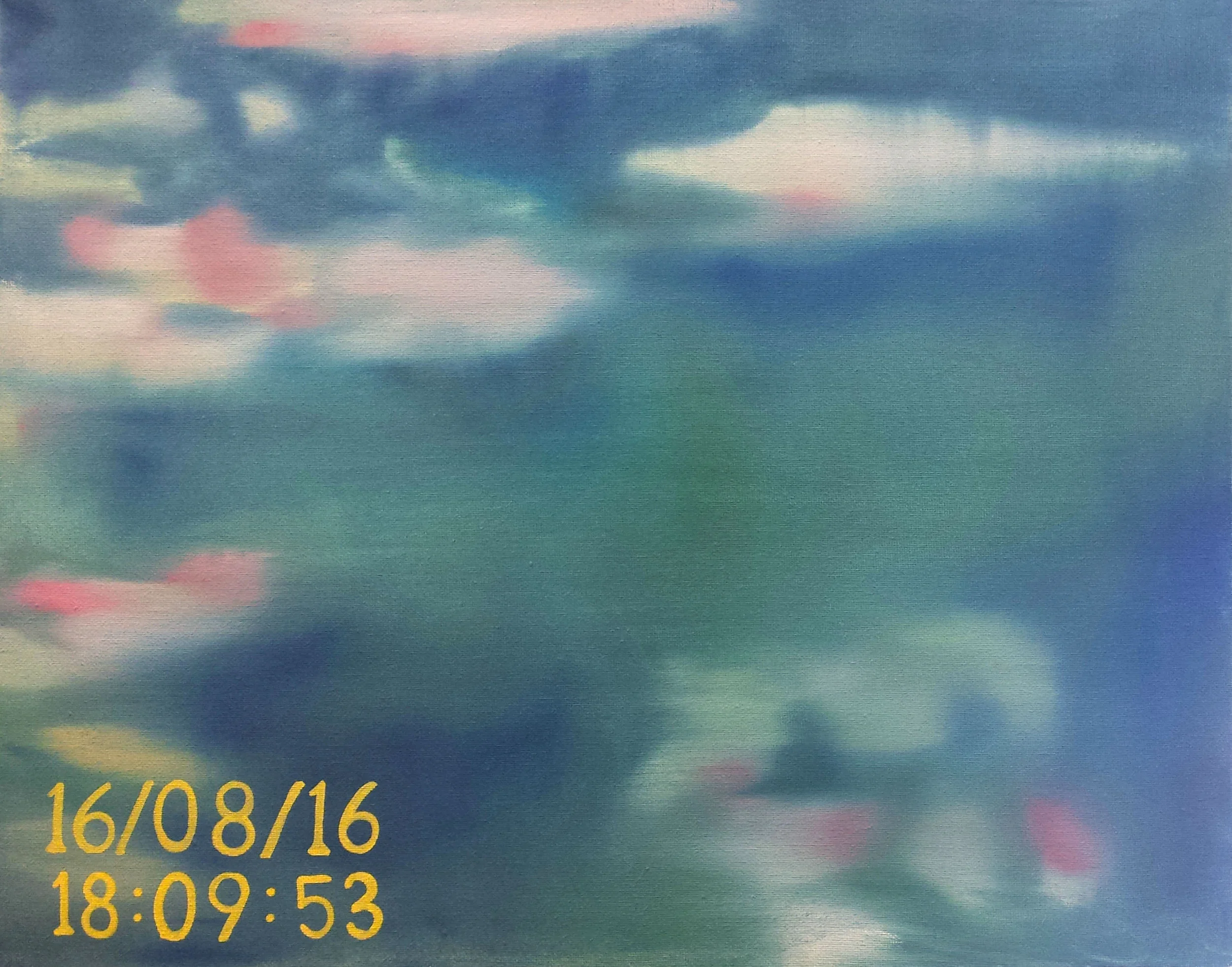 A Picture of Claude Monet's 'Water Lilies, Green Reflection, Left Part'