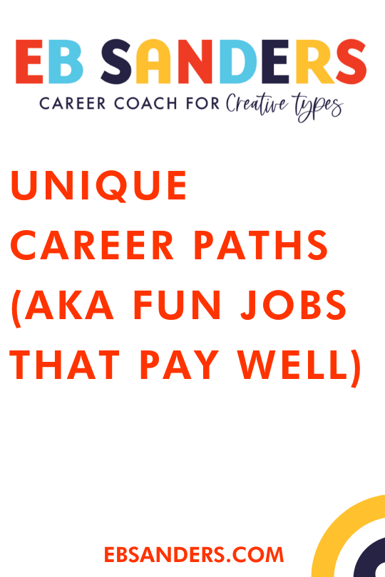 Unique Job Example EB SANDERS — Cool and unique jobs that pay well