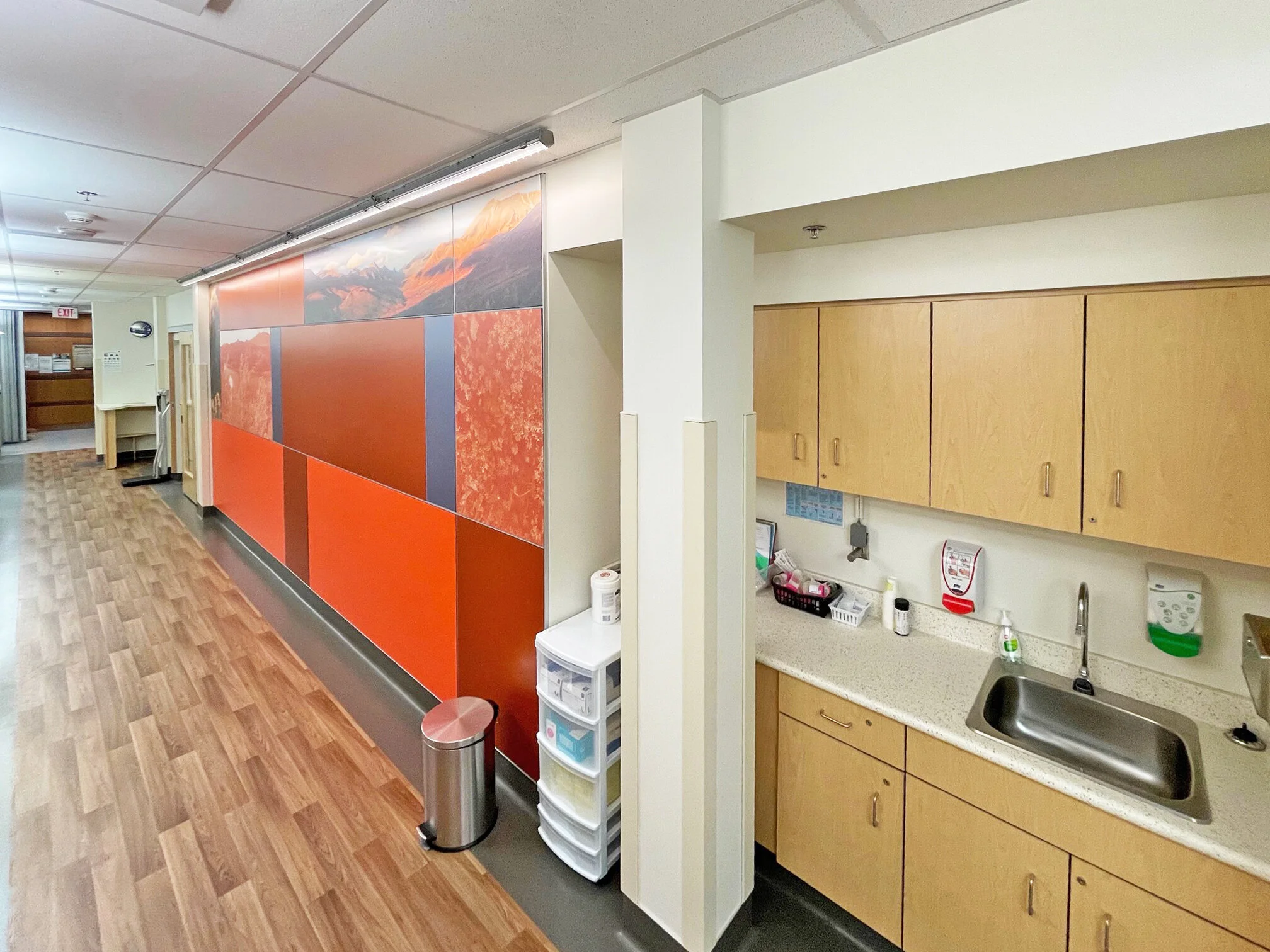 Hallway with Local Photography