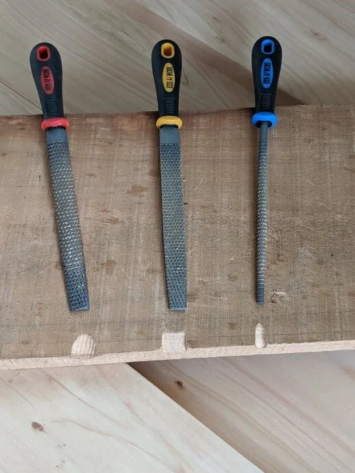 2 Diff Rasps Wood Rasps - Set of 3 | Kids Carpentry Supplies