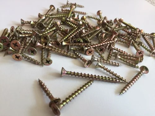 Pile Of Assorted Wood Screws