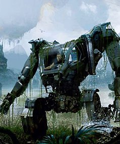 (No joke, the first thing I thought of when Ariel said 'augmented humans' was the giant robot exosuits from Avatar)