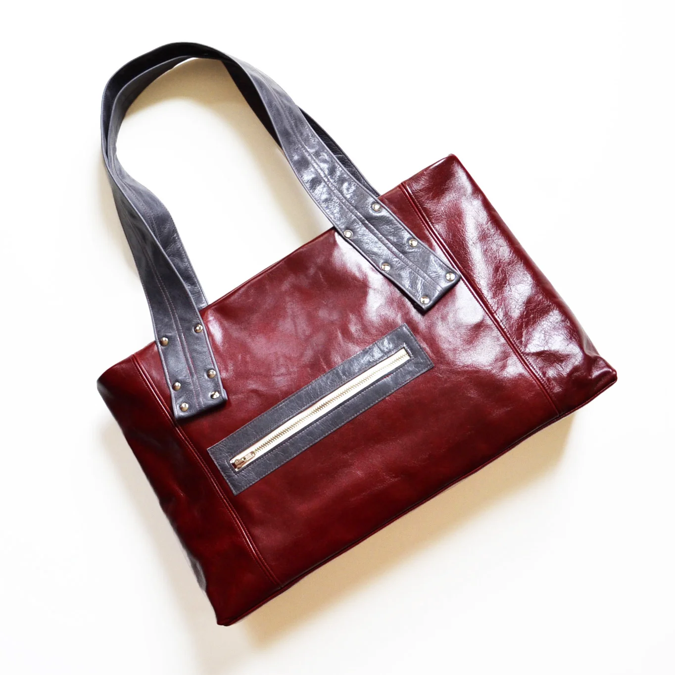 Lolafalk — The Grayson Bag in Oxblood Red