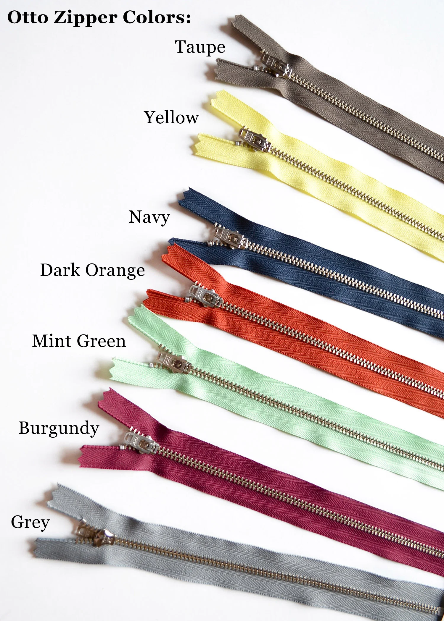 Lolafalk zipper color options for Otto Shave Bag