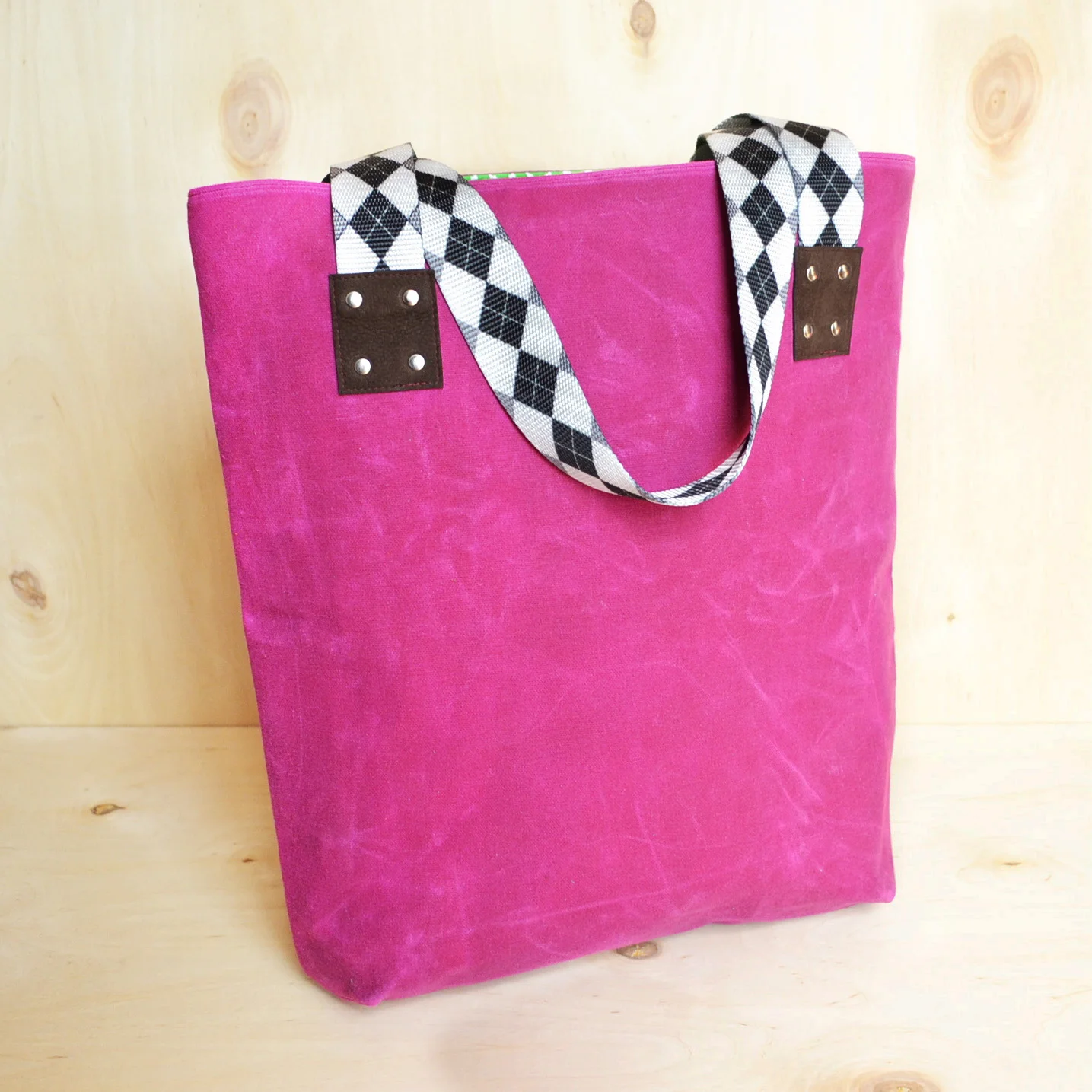 Hot Pink LF Market tote bag