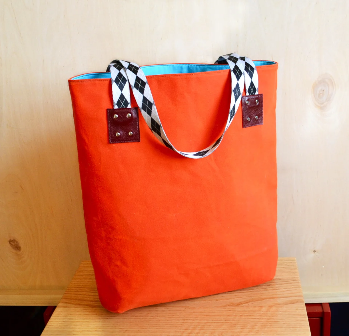 LF Market Tote in Safety Orange