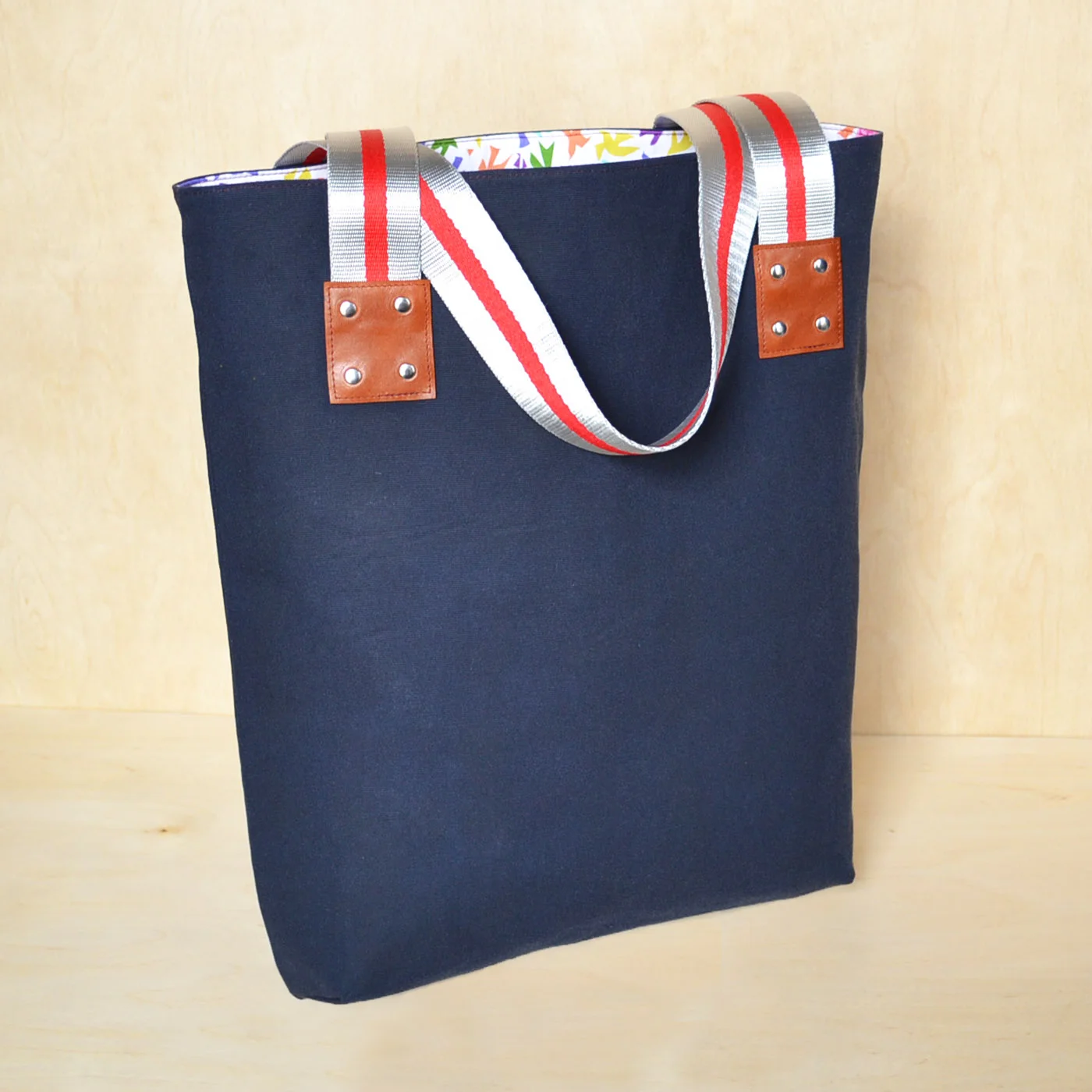 LF Market Tote in Navy Blue