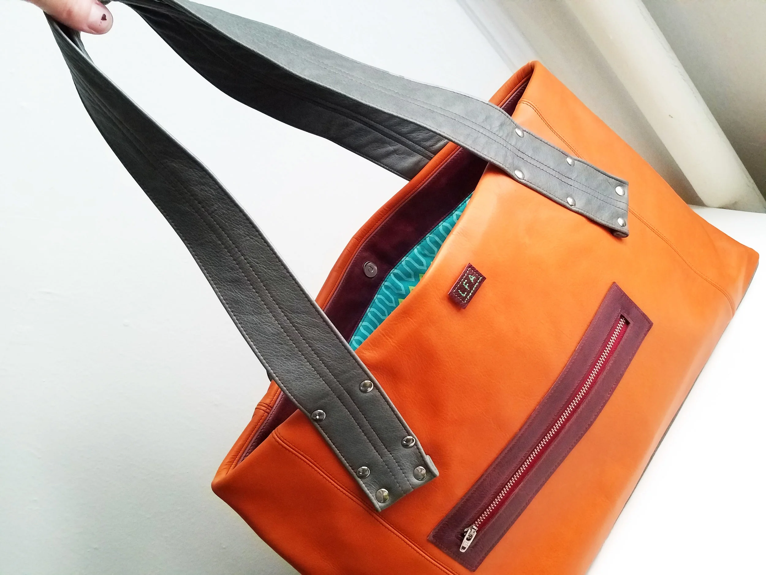 Monogrammed Grayson Bag by Lolafalk