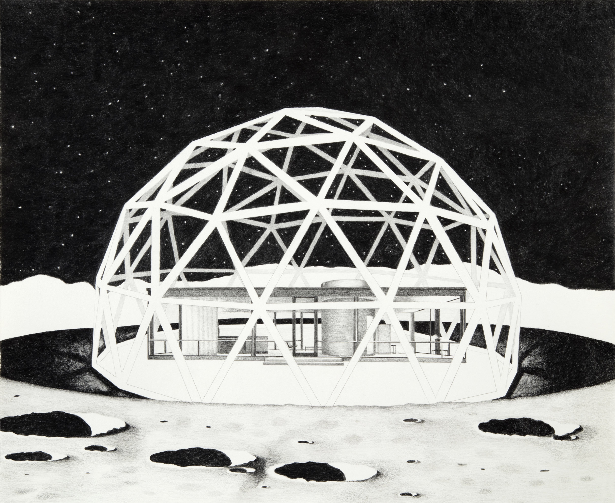 Proposition 1: Moon Museum of Architecture featuring The Glass House by Philip Johnson, 2017.