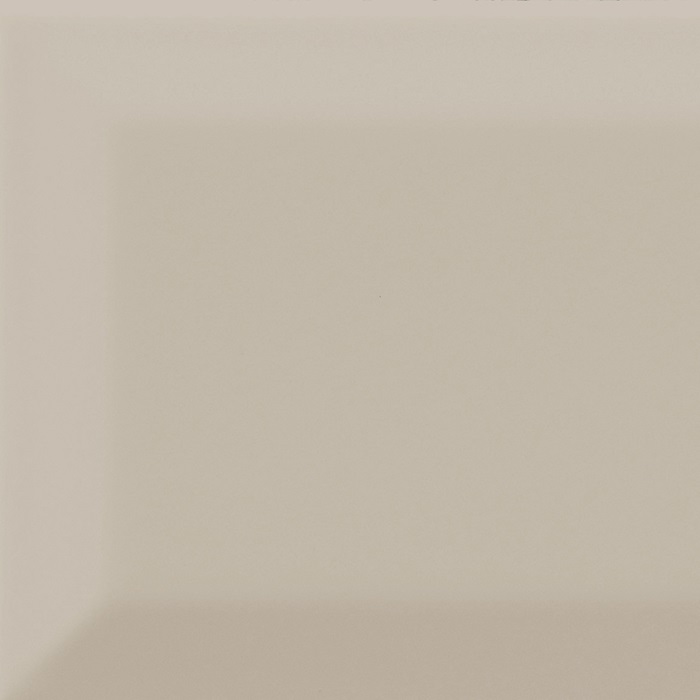 Beveled Subway Tile Backsplash - 3" x 6" - Pumice Glossy