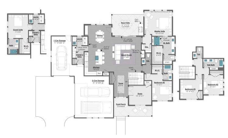 Main Level with Optional Casita - 2,119 Square Feet