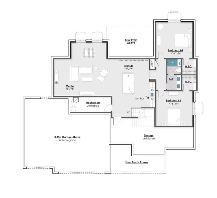  Lower Level Optional Finish - 1,920 Square Feet