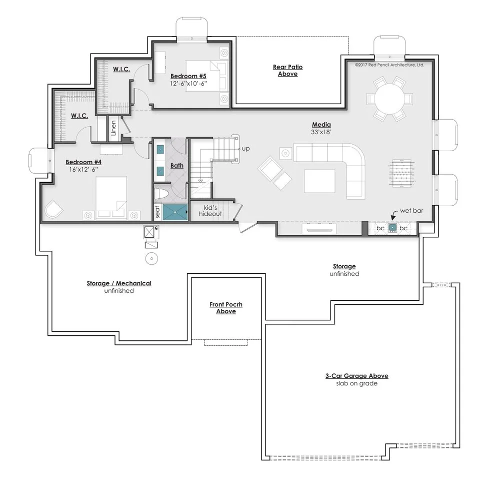  Lower Level Optional Finish - 2,327 Square Feet