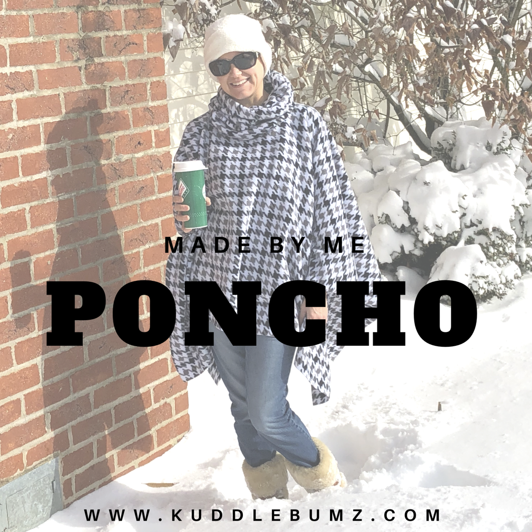 Easy Fleece Poncho from Melly Sews