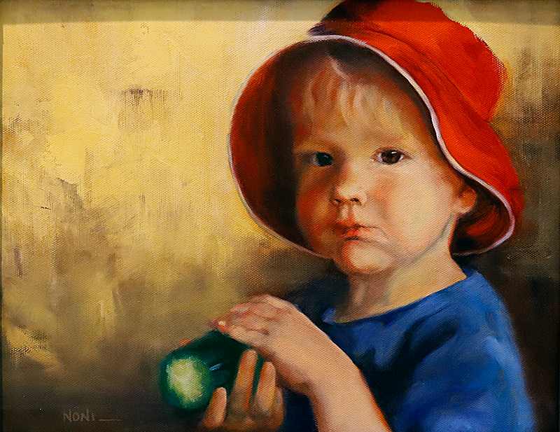 Child with Cucumber