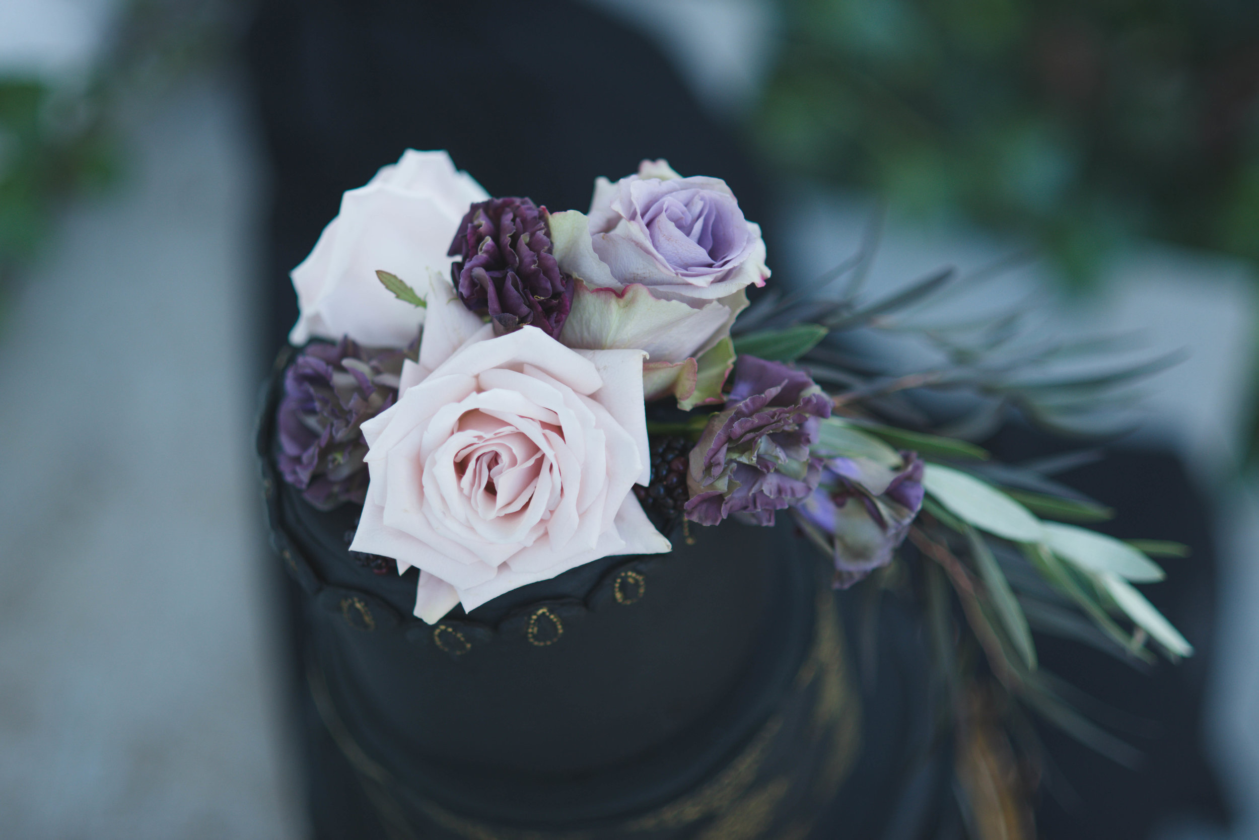 Floral Wedding Cake Topper