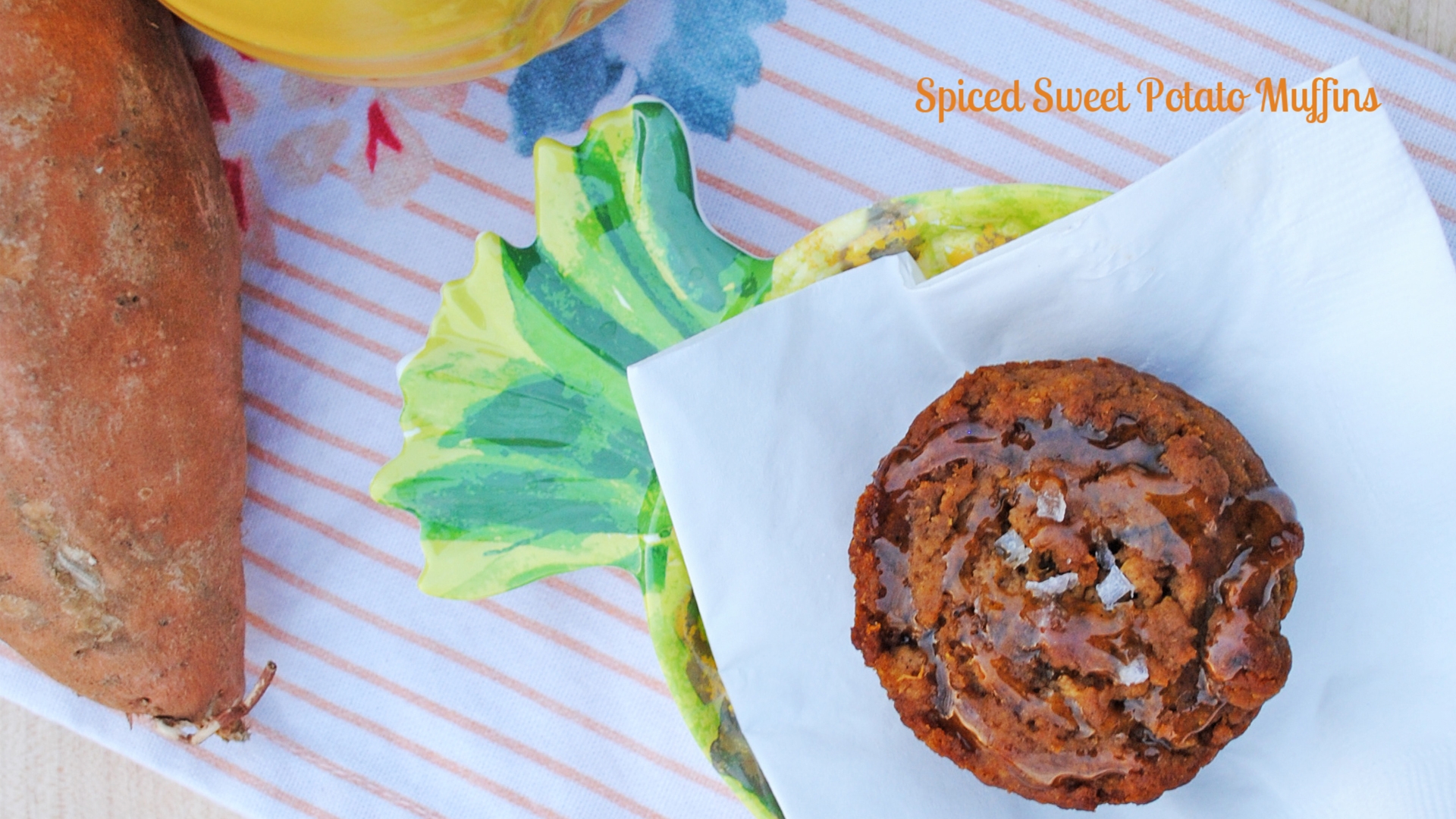 Spiced Sweet Potato Muffins