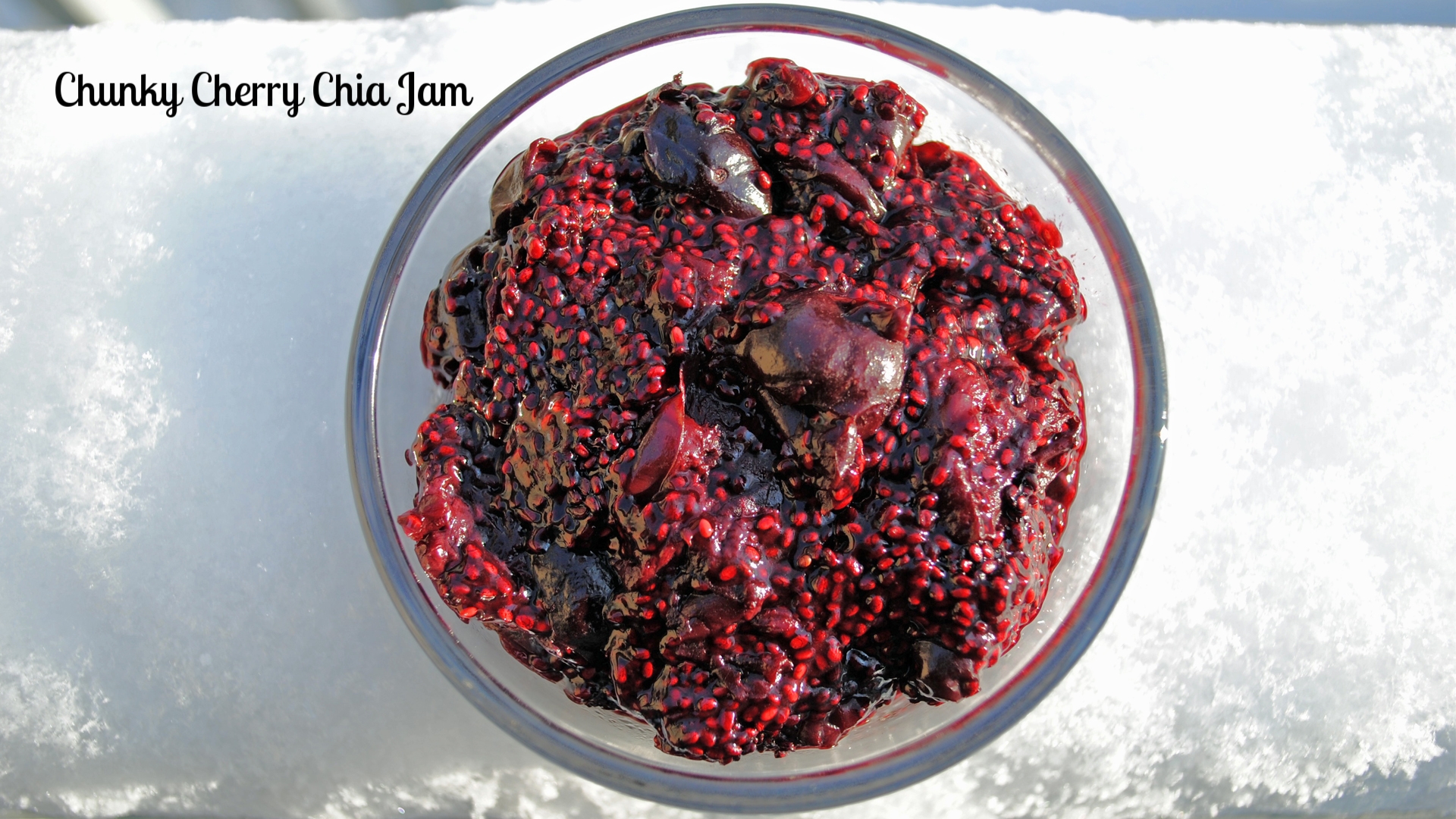 Chunky Cherry Chia Jam