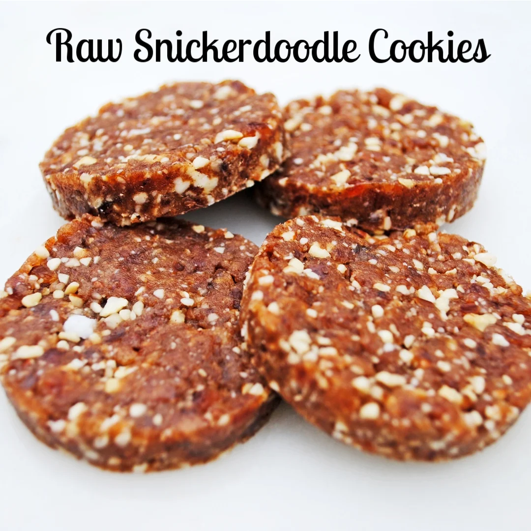 Raw Snickerdoodle Cookies
