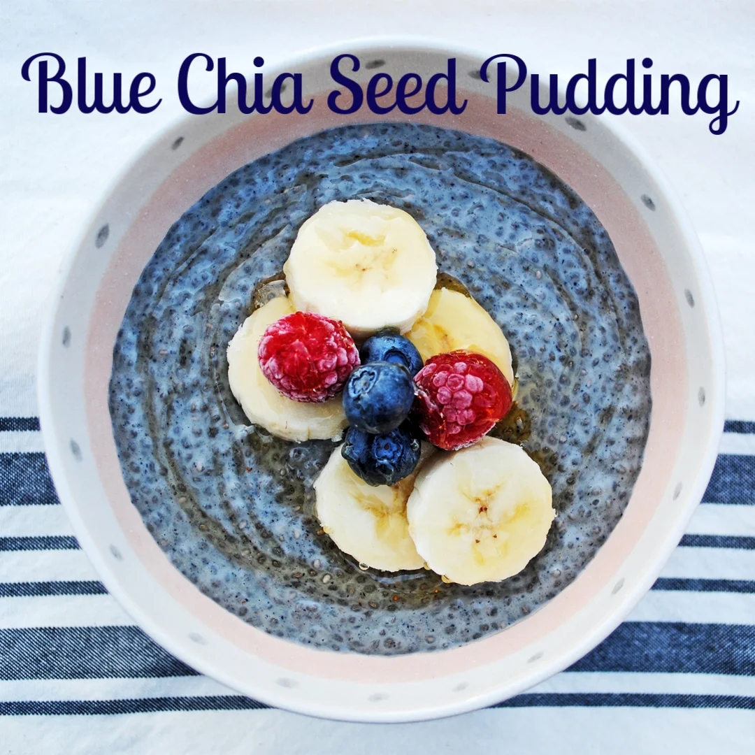 Blue Chia Seed Pudding