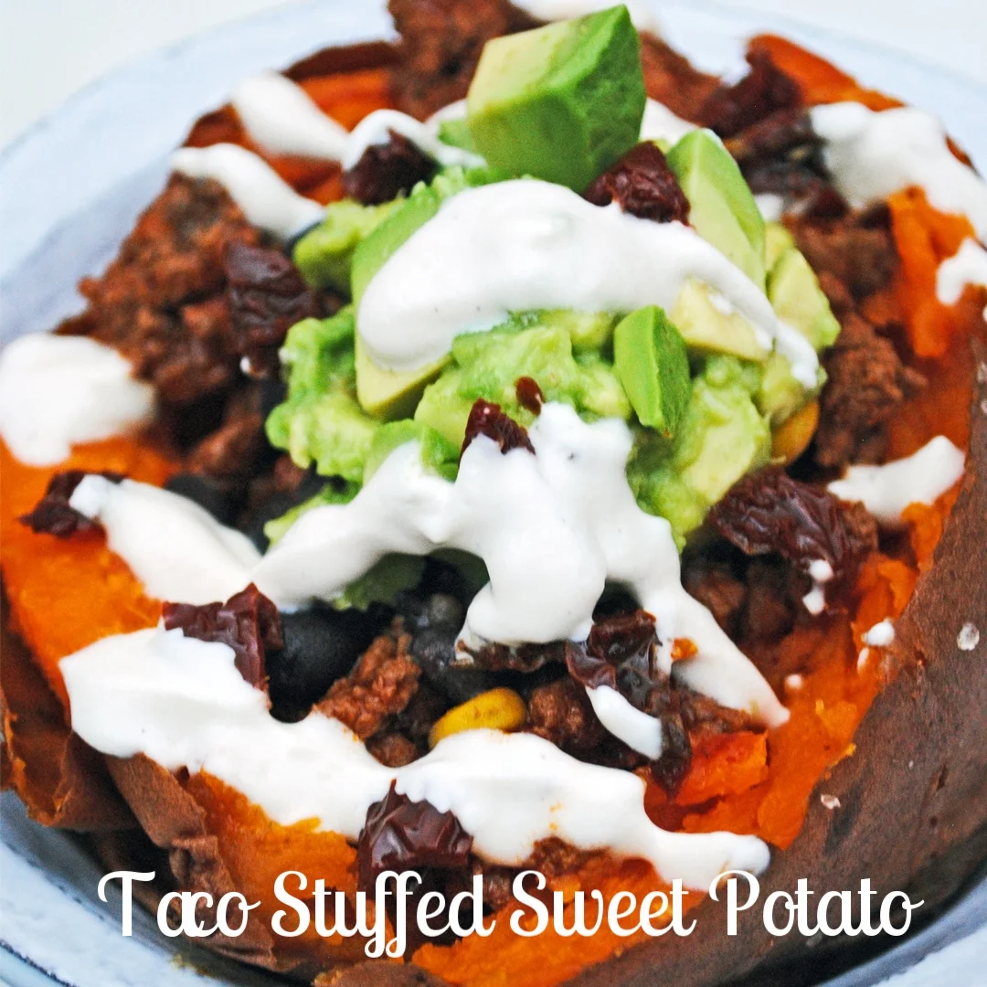 Taco Stuffed Sweet Potato