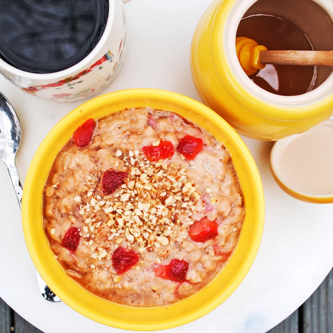 Strawberries and Cream Oatmeal