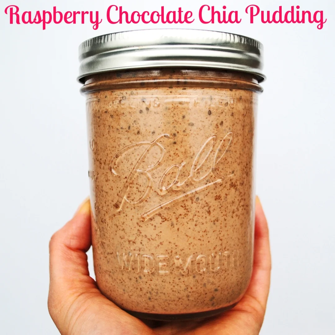 Raspberry Chocolate Chia Pudding