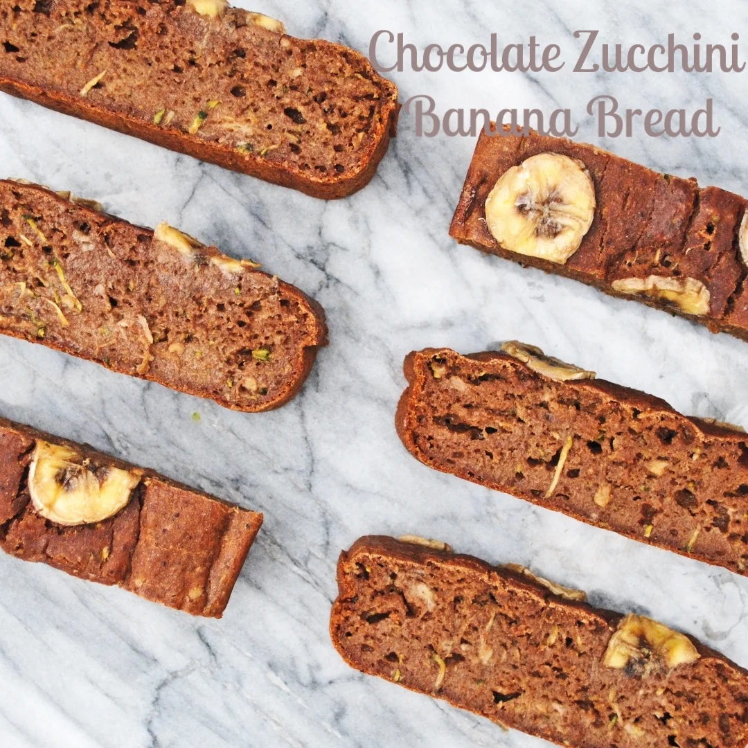 Chocolate Zucchini Banana Bread