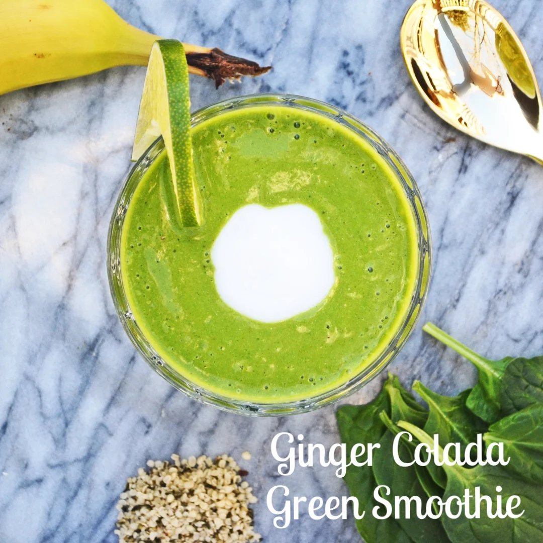 Ginger Colada Green Smoothie