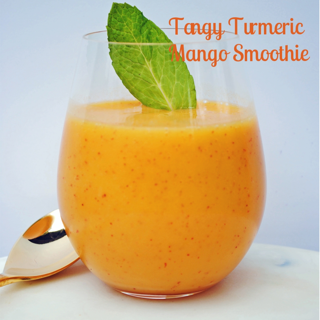 Tangy Turmeric Mango Smoothie