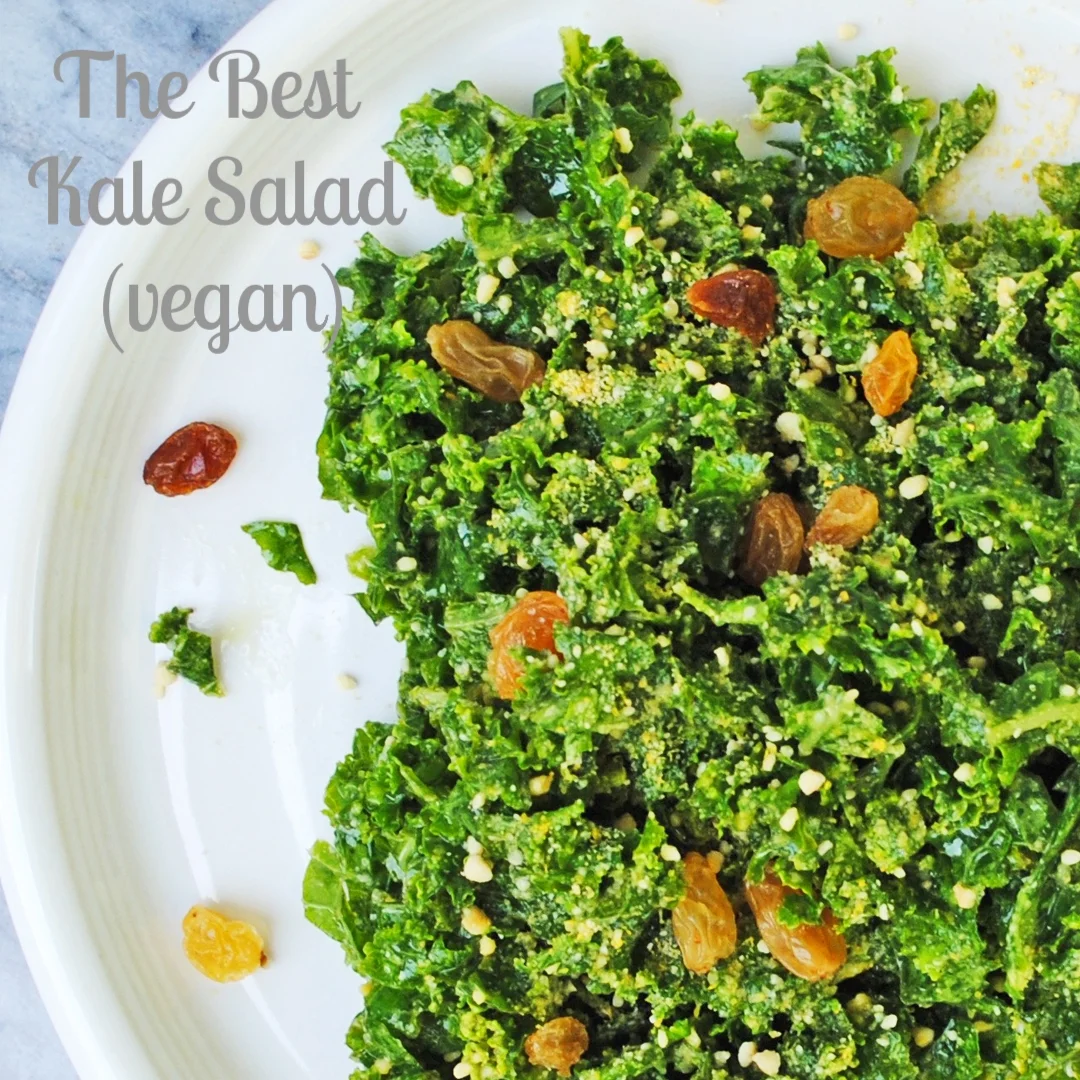 The Best Kale Salad (vegan)